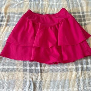Hot pink layered skirt for girls size large